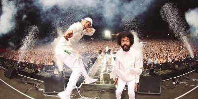 Major lazer aux FESTIVAL DES VIEILLES CHARRUES Kit sfx complet – co2 – flammes…